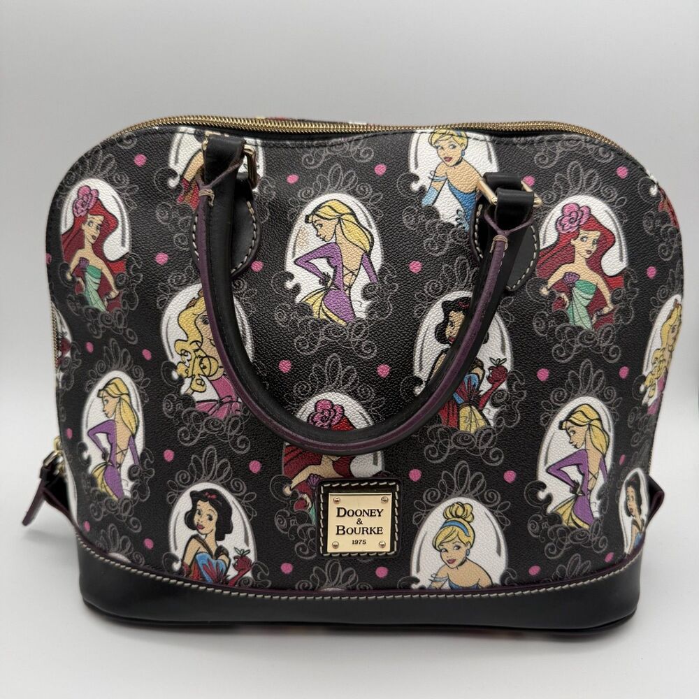 Dooney & Bourke Disney Runway Princess Satchel Purse Bag RARE! Retired!